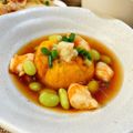 シルバニア's cooksnap of when they made ☆カボチャの茶巾煮☆.