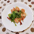 ﾁｲﾁｬﾝﾏﾏ's cooksnap of when they made 海老とレタスの昆布茶炒め☆.