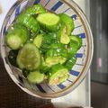 ぷーとんR's cooksnap of when they made 簡単！きゅうりのにんにく醤油浅漬け♪.