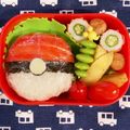 ちょこみ51's cooksnap of when they made ポケモン＊キャラ弁＊モンスターボール.