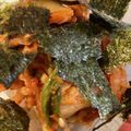 snow012's cooksnap of when they made 免疫力アップ♡風邪予防♡キムチ海苔納豆.
