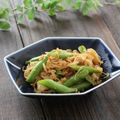 まろんかふぇ's cooksnap of when they made いんげんと糸コンのピリ辛炒め✿.