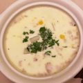 whoopie's cooksnap of when they made コーンとじゃがいものスープ.