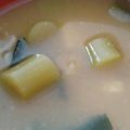 3姫の母's cooksnap of when they made 母の味☆煮物みたいなずいきの味噌汁.