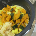 ponyoooon's cooksnap of when they made さつまいもとカボチャ（栗）の炊き込みご飯.