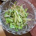 うめもり♪'s cooksnap of when they made 5分で完成♡ツナと水菜のゴママヨサラダ.