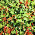 やまぐち∞もっこ's cooksnap of when they made 大根葉と桜エビの常備菜◇ご飯のお供に♪.