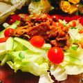 ✽チョコⅠＨ✽'s cooksnap of when they made 甘辛サムギョプサル風おかずサラダ.