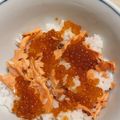 ピーナッツ子♪'s cooksnap of when they made 鮭いくら丼.