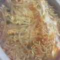 ﾌﾞﾚﾝﾀﾞ's cooksnap of when they made チキンラーメンアレンジ赤くて辛い餡掛け麺.