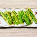 悠愛らぶ☆'s cooksnap of when they made 四角豆の天ぷら.