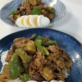 ｸﾏﾘｴ's cooksnap of when they made なすと挽肉のドライカレー.