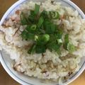 クック99U2X7☆'s cooksnap of when they made 絶品！！(^o^)梅干しの炊き込みご飯.