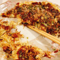 makiyuzu's cooksnap of when they made ダイエットに☆おからパウダーでお好み焼き.