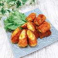 Satoco❋'s cooksnap of when they made 簡単　チーズ入り竹輪のカレー照り焼き.