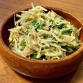 まなポコ's cooksnap of when they made もやしと水菜のナムルサラダ.