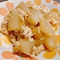 Stacieee's cooksnap of when they made 大根と鶏ひき肉のそぼろ煮.