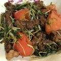 飯炊きかあちゃん's cooksnap of when they made パパッと♪牛肉と水菜のシャキうま炒め煮.