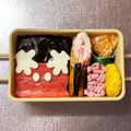 Chaaa_room's cooksnap of when they made 簡単キャラ弁☆ミッキーの可愛い体のり弁★.