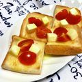 お料理ニャロメ's cooksnap of when they made チーズとトマトのオリーブオイルカナッペ.