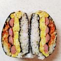 中学男子☆シンマザー's cooksnap of when they made パーティー用おにぎらず　折りたたみキンパ.