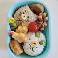 ひなひよこま's cooksnap of when they made 簡単♪『すみっこぐらし』おにぎり♡弁当♡.