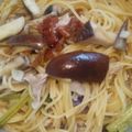 448's cooksnap of when they made 秋ナスの和風スパゲッティ.