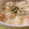 ももぐるーみー's cooksnap of when they made 簡単♪大人のパン粥☆グラタン風.
