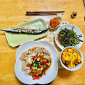 komutatata's cooksnap of when they made 本格的✩空芯菜の炒め物.