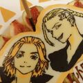 ゆき☆neko's cooksnap of when they made キャラチョコプレート.