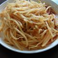 まーちゃんとみーくん's cooksnap of when they made 簡単♪辛うまっ♪ピリ辛もやし.