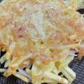Ikuzmama's cooksnap of when they made 千切りジャガイモとハムのチヂミ.