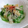 ＊＊ラテ＊＊'s cooksnap of when they made 水菜とえのきの煮浸し.