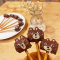 ⁂山暮らしわんこ⁂'s cooksnap of when they made バレンタインに♪クマさんスティック.