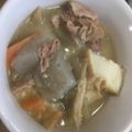 クックE8IHMF☆'s cooksnap of when they made 芋煮（庄内風）.