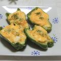 ももいろさくら's cooksnap of when they made ■糖質制限■ピーマン簡単チーズタルタル焼.
