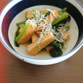 クックK4736P☆'s cooksnap of when they made 小松菜と厚揚げの煮浸し〜しらすを添えて〜.