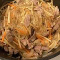 105♡'s cooksnap of when they made 豚肉で簡単チャプチェ.