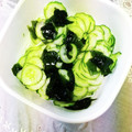 めみたん☆'s cooksnap of when they made 基本の酢の物☆まろやか味きゅうりとわかめ.