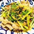 たいちん☆'s cooksnap of when they made 小松菜と豚肉のポン酢炒め.