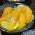 マールマル's cooksnap of when they made 柿ときゅうりのマイルド☆酢の物.