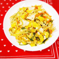ふうはっちゃん's cooksnap of when they made 残り野菜と厚揚げと卵の中華いため.