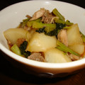 michivaio's cooksnap of when they made 豚肉とかぶの煮物.