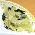 ポンちゃん♡'s cooksnap of when they made キャベツとワカメとシラスの和え物.