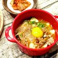おじさんず◇キッチン's cooksnap of when they made 子供も食べれる辛くない！スンドゥブチゲ鍋.