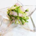kayoko♡'s cooksnap of when they made ポンのハムきゅう菜っ葉サラダ.
