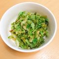 ★ぴよぴよ501★'s cooksnap of when they made 捨てないよ【キャベツ外葉&大根の葉炒め】.