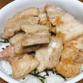 vabochan's cooksnap of when they made ねぎ塩レモン♡豚丼.