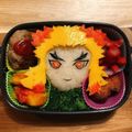 N's cooksnap of when they made 鬼滅の刃★煉獄杏寿郎★キャラクター弁当.
