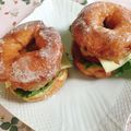 yesmama's cooksnap of when they made ルーサーバーガー(ドーナツバーガー).
